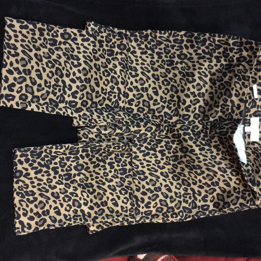 Talbots Cheetah Print Pants